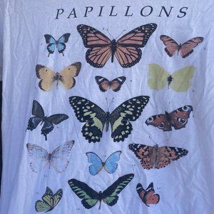 Urban Outfitters Butterfly Graphic Tee (Small)